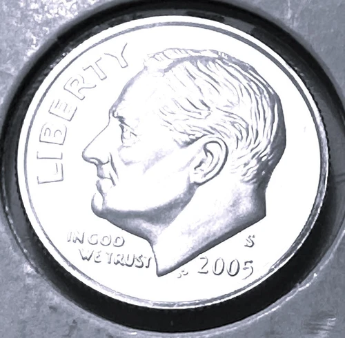 2005 S Roosevelt Dime Gem DC Proof 90% Silver