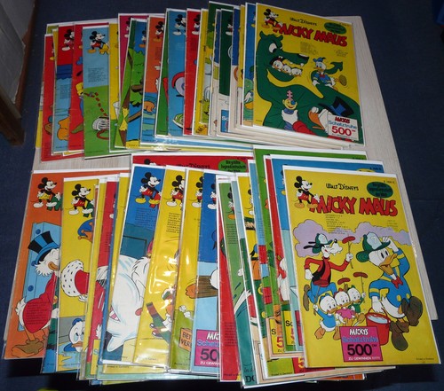 MICKY MAUS 1969 Nr. 1 - 52, komplett mit Sammelmarken, -bildern UND KLAPPSEITEN!