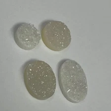 Natural Undyed Untreated Druzy Drusy Quartz in Assorted Sizes and Shapes