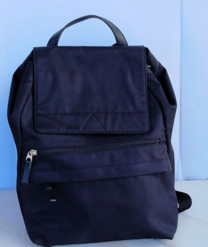 eddie bauer black nylon backpack