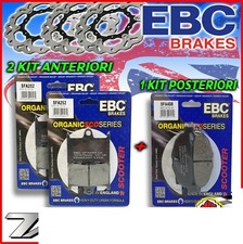 PASTIGLIE FRENO ANTERIORE + POSTERIORE EBC YAMAHA T-MAX 500 2010 2011 2012 TMAX