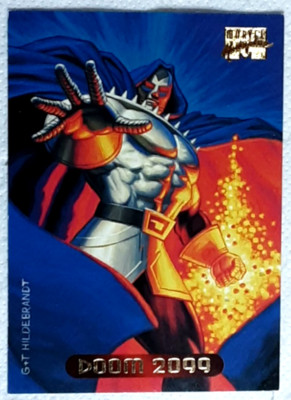 1994 Marvel Masterpiece Card 33 Doom 2099.  Gratis neuer Toplader.