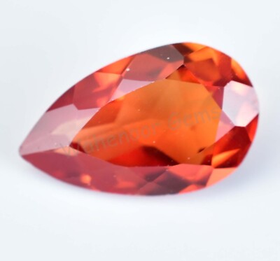 Makellos 5.20 CT Natürlich Fanta Orange Saphir Birne Flashy Tansania Edelstein
