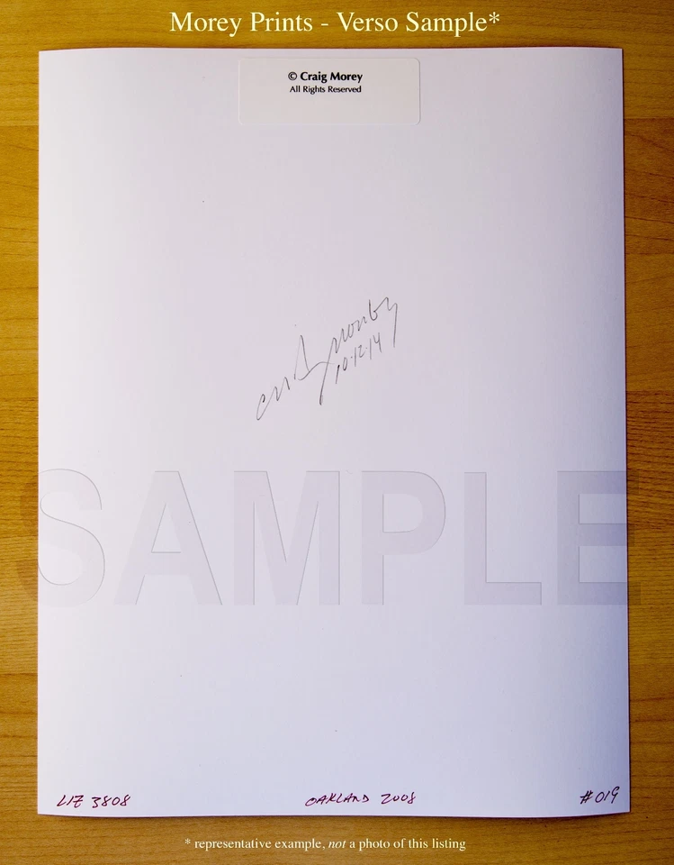 RVA 1978 B&W Abstract Art Portrait, Signed Limited Edition Photo by Craig Morey - Image 2 of 3