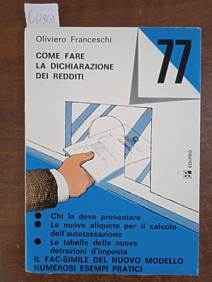 Steuererklärung 1977 - Oliviero Franceschi
