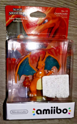 amiibo Figur - Glurak Charizard No. 33 - Super Smash Bros. - Nintendo NEU OVP