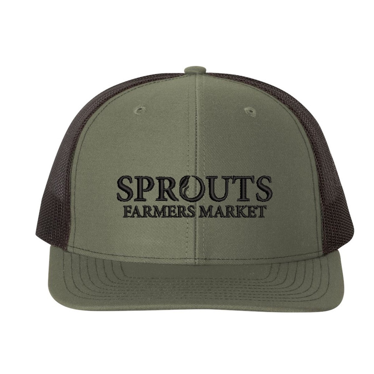 Sprouts Farmers Market Embroidered Richardson 112 Mesh Snapback Trucker Hat