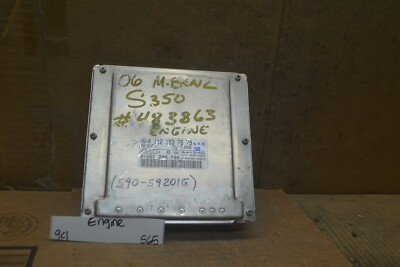 2006 MERCEDES BENZ S350 ECU ECM Engine Control Computer Module 