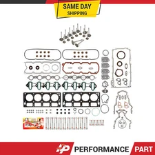 Full Gasket Set Intake Exhaust Valves Fit 04-14 GMC Chevrolet Buick 4.8 5.3