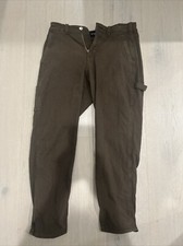 Abercrombie & Fitch Mens Stretch Brown Jeans Size 29x30