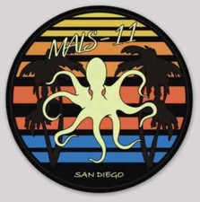 4" MARINE CORPS MALS-11 DEVILFISH SAN DIEGO STICKER DECAL USA MADE
