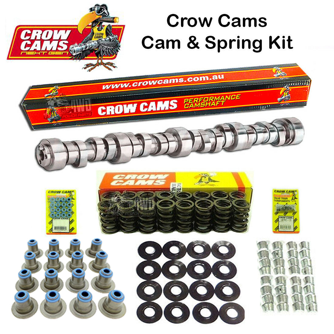 Crow Cams 3 Bolt Camshaft & Spring Kit for Holden LS1 LS3 L98 223/228