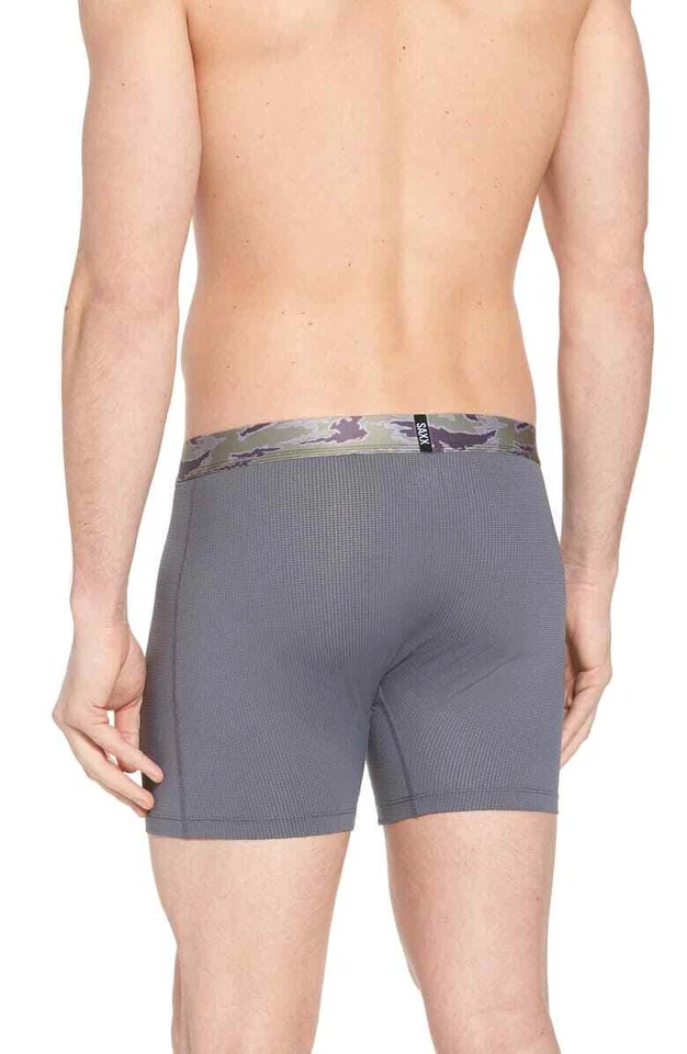 Calzoncillo boxer SAXX Quest 2.0 para hombre en carbón oscuro talla XL L44855 Foto 3 de 3