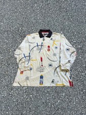 Vintage Made In USA Chaps Ralph Lauren Cycling Rugby Polo Large