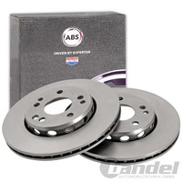 2X A.B.S. Bremsscheiben 284Mm Vorne Passend FüR MERCEDES-BENZ 124 E-KLASSE