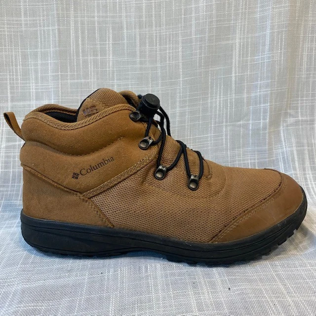 Columbia Waterproof Camel Brown Ankle Winter Boots Mens Size 7