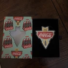 2024 Coca-Cola Vintage Sign Shaped 1 oz Colorized Silver - Box & Coa