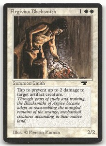 Argivian Blacksmith - Antiquities - Magic: The Gathering