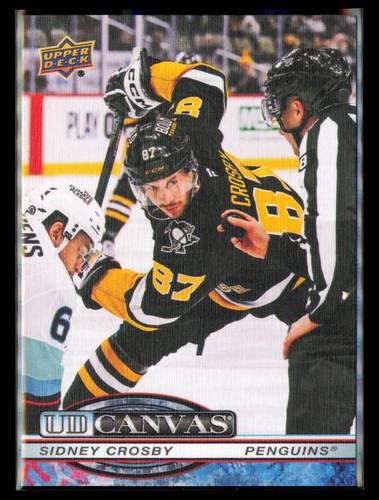 Sidney Crosby #C-76 2025 Upper Deck UD Canvas card