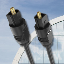 6FT Premium Digital Audio Optical Optic Fiber Cable Toslink SPDIF Cord 6 ft HD