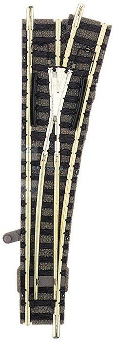 FLEISCHMANN 9179 - Scala N 1:160 Deviatoio manuale destro con cuore polarizzato,