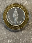 Pioneer Hotel Laughlin Nevada Billy the Kid Old West 999 FINE Silver round.