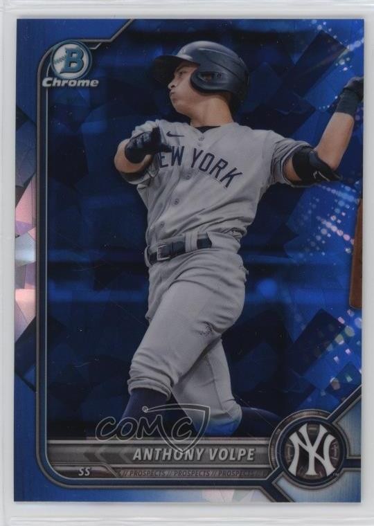 2022 Bowman Chrome Sapphire Edition Prospects Anthony Volpe #BCP-182 uk2