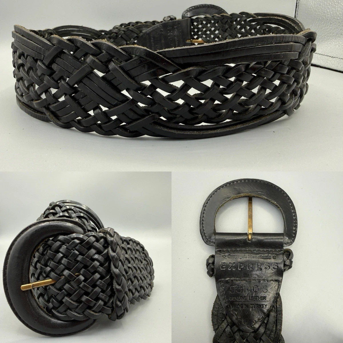 Express Leather Wide Belts for Women for sale | eBay display picture 3