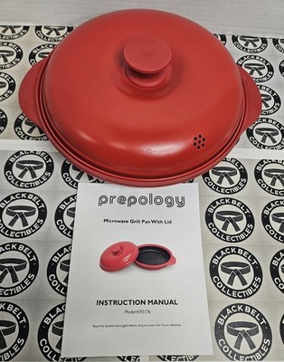 Prepology Microwave Grill Pan With Lid