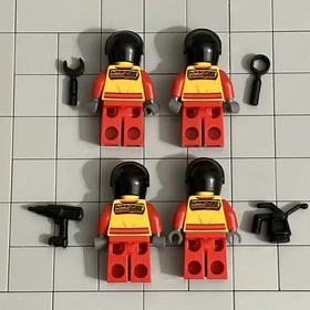 LEGO CITY: Monster Truck Transporter (60027) Lot Of 4 Minifigures D2 4