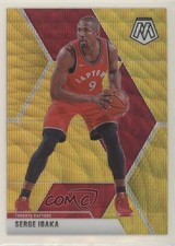 2019-20 Panini Mosaic Tmall Gold Wave Prizm Serge Ibaka #69 hs9