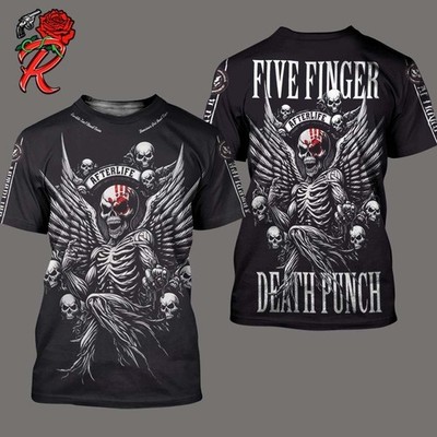 Hot Five Finger Death Punch Limited Edition Afterlife Jersey 3D Shirt   B07.675