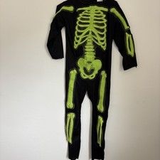 Fun World Kids Spooky Skeleton Halloween Costume Size Medium 8-10 