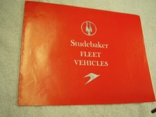 1959 Studebaker  Fleet Brocure  Original Free Shipping Lark Hawk Truck