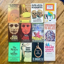 Collection of 12 Occult Witchcraft Esoteric Paperbacks Vintage Rare