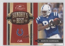 2009 Donruss Classics Sunday's Best Silver 38/250 Marvin Harrison #28 HOF 0k3