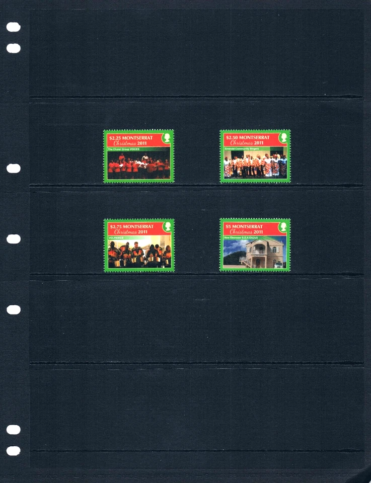 Valor Scott de $9,25 - 2011 MONTSERRAT Isla de Navidad Caribe CV MNH NH UMM Foto 2 de 4