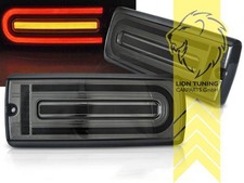 LED R&uuml;ckleuchten Heckleuchten f&uuml;r Mercedes Benz W463 G-Klasse schwarz smoke