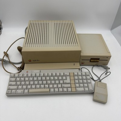 Apple IIgs A2S6000 ROM 01 Tested Working Keyboard Mouse 5.25 Drive RAM Expansion