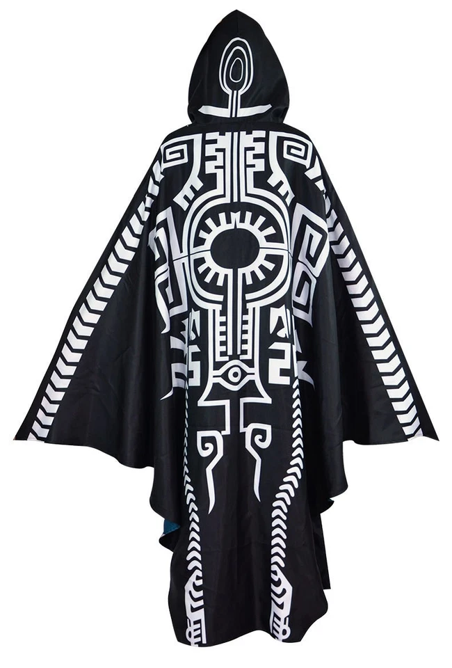 Juego Zeldar Crepúsculo Princesa Midna Cosplay Disfraz Falda Capa Cinturón Conjunto Completo Foto 4 de 4