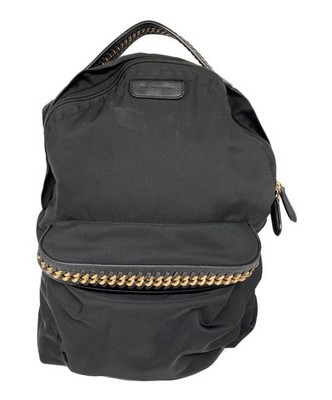 Stella McCartney Falabella Rucksack schwarz Nylon Kette Authentisch