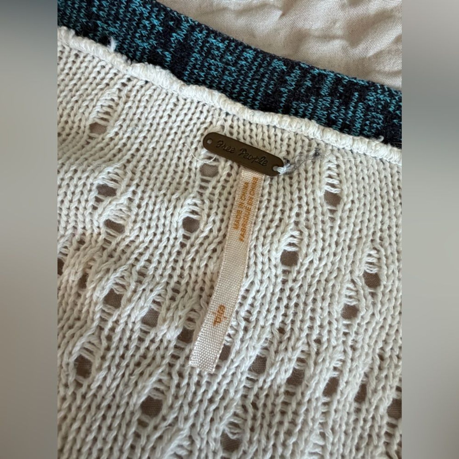 Freepeople Multicolor Patchwork Long Cardigan siz… - image 14