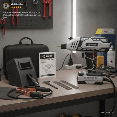 Portable Electric Welding Machine: 110V IGBT Welder with Adjustable 20-120 Amps