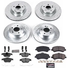 Power Stop K6604 Z23 Evolution Sport Performance 1-Click Brake Kit Front And Rea