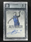 2018-19 Panini Encased Jalen Brunson Endorsements RC Rookie Auto /75 BGS 9/10