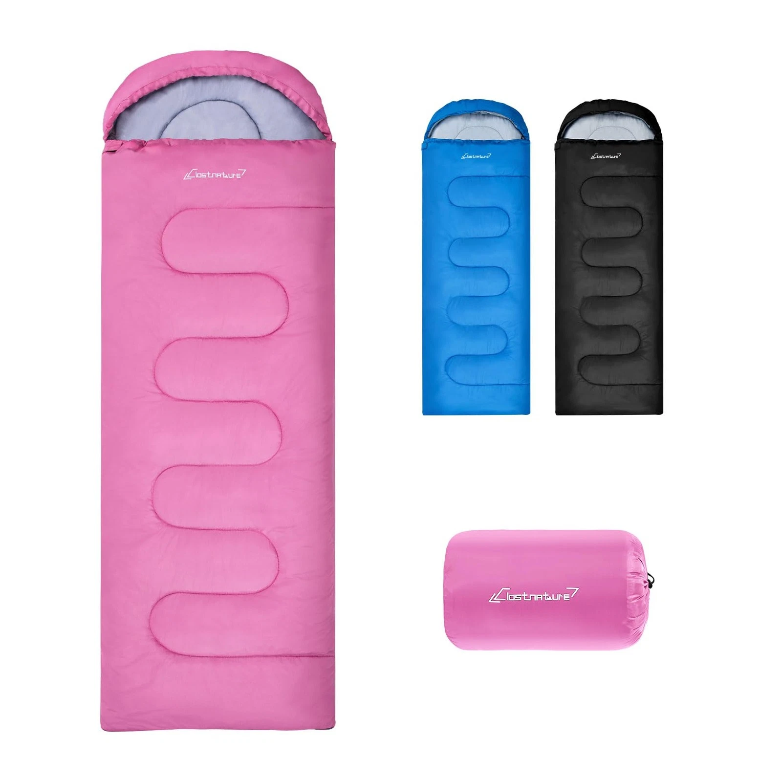 Sleeping Bag Camping Lightweight Sleeping Bag for Adults with Small Pack Size, K...