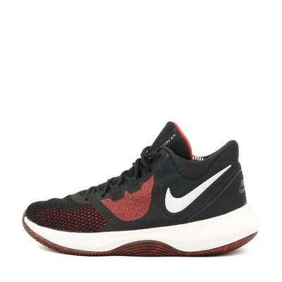 Nike Damen Air Precision II Sneaker Schwarz Rot High-Top Basketballschuhe EU 40