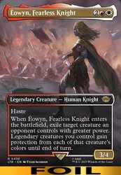 Eowyn, Fearless Knight (Borderless) #430 Foil - The Lord of the Rings: Tales of Middle-earth