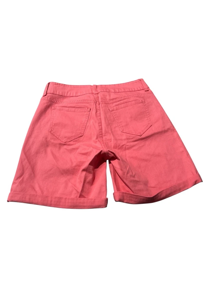 Bermudas Lee Riders para mujer rosa frente plano talla 8 m Foto 2 de 4
