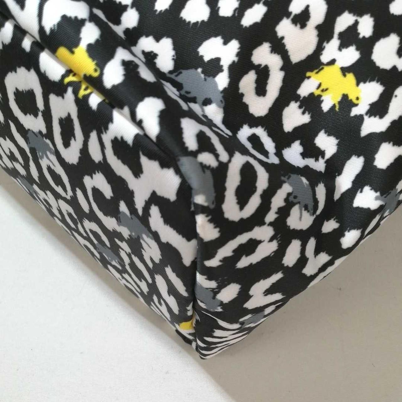 2Way Shoulder Bag Leopard Pattern Logo Switch Pou… - image 6